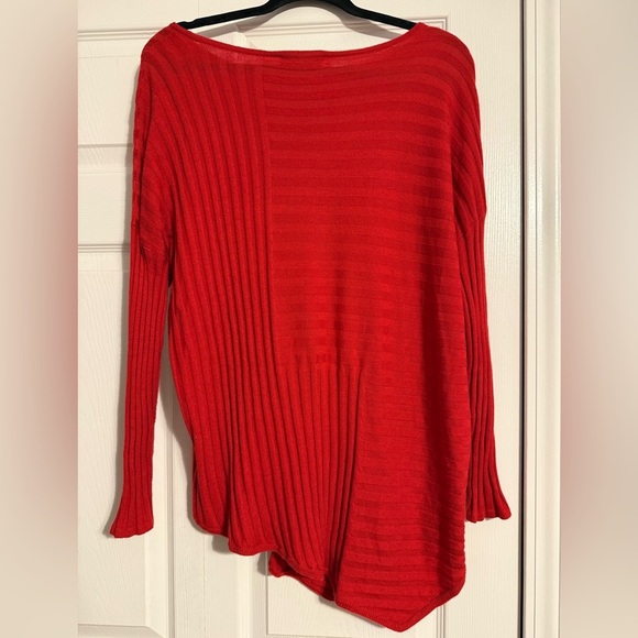 INC International Concepts Vibrant Red Knitwear Size L - Picture 2 of 4